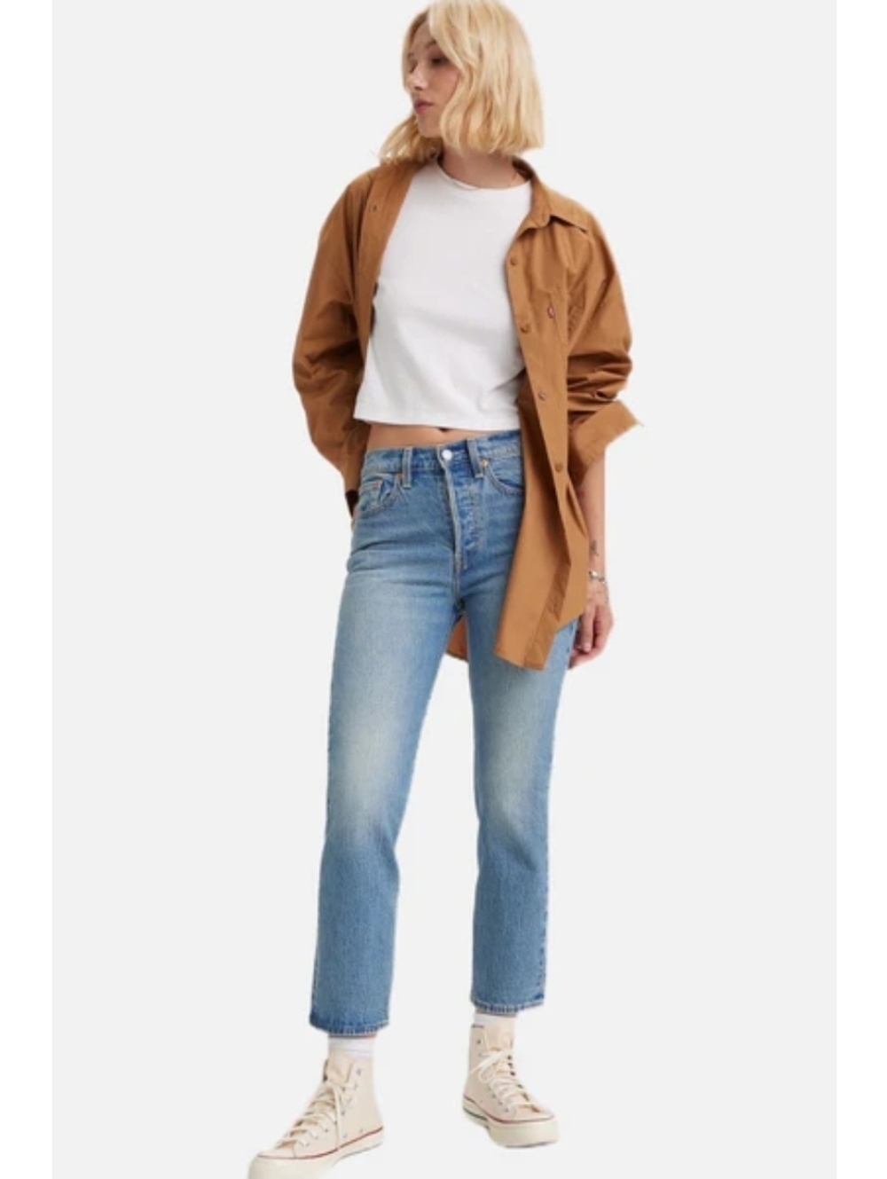 Levi's Wedgie Straight Buttonfly Jeans